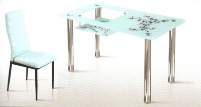 Стол обеденный В - 32 белый, стул  Y-48 