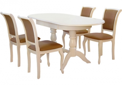 Обеденная группа: стол «Алекс» и стулья «Виконт»